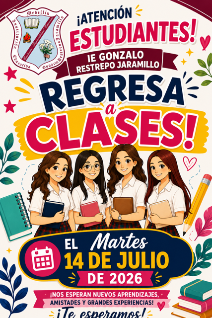 REGRESO A CLASES - martes 14 de julio