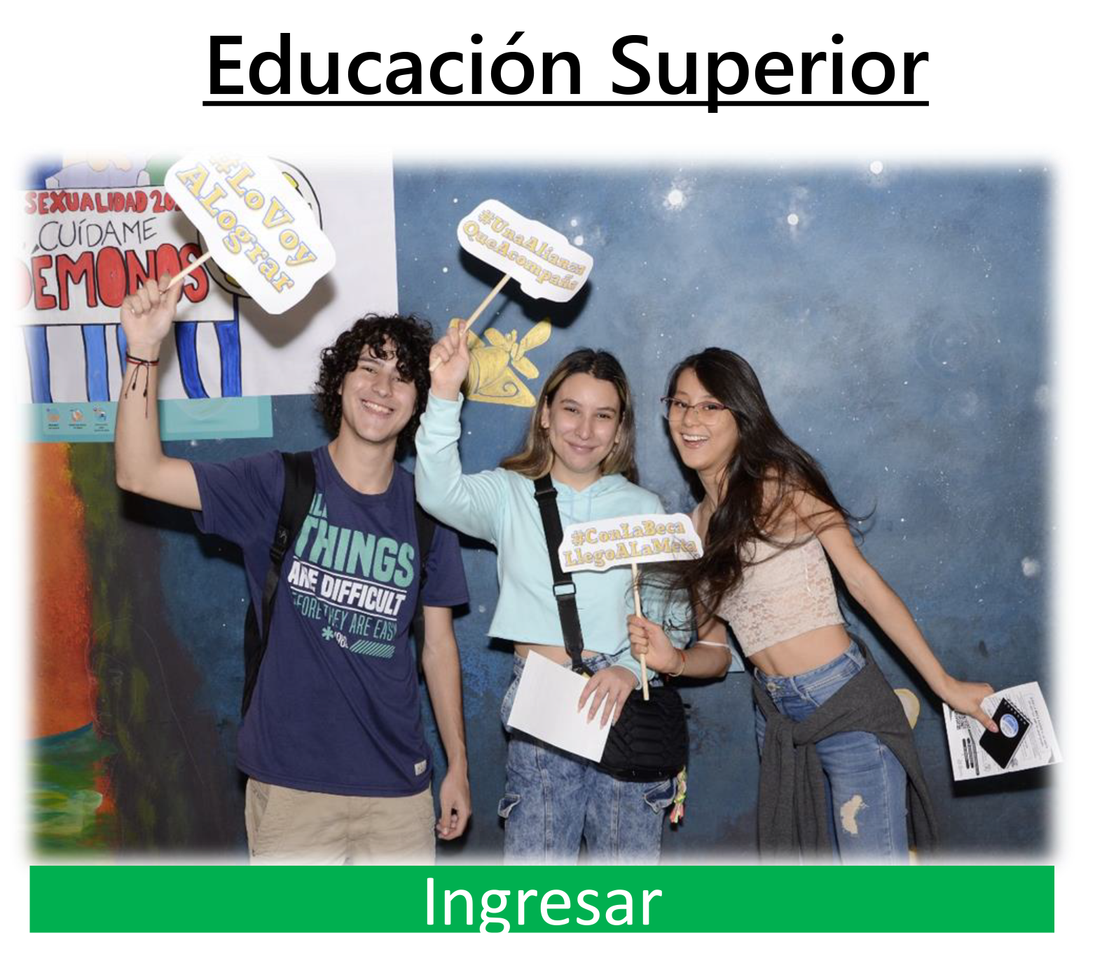 Educación Superior - Ingresar