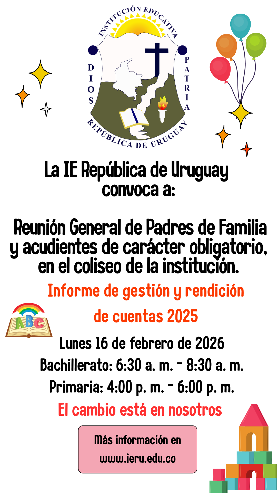 Invitaci&oacute;n Reuni&oacute;n Informe de Gesti&oacute;n 2025