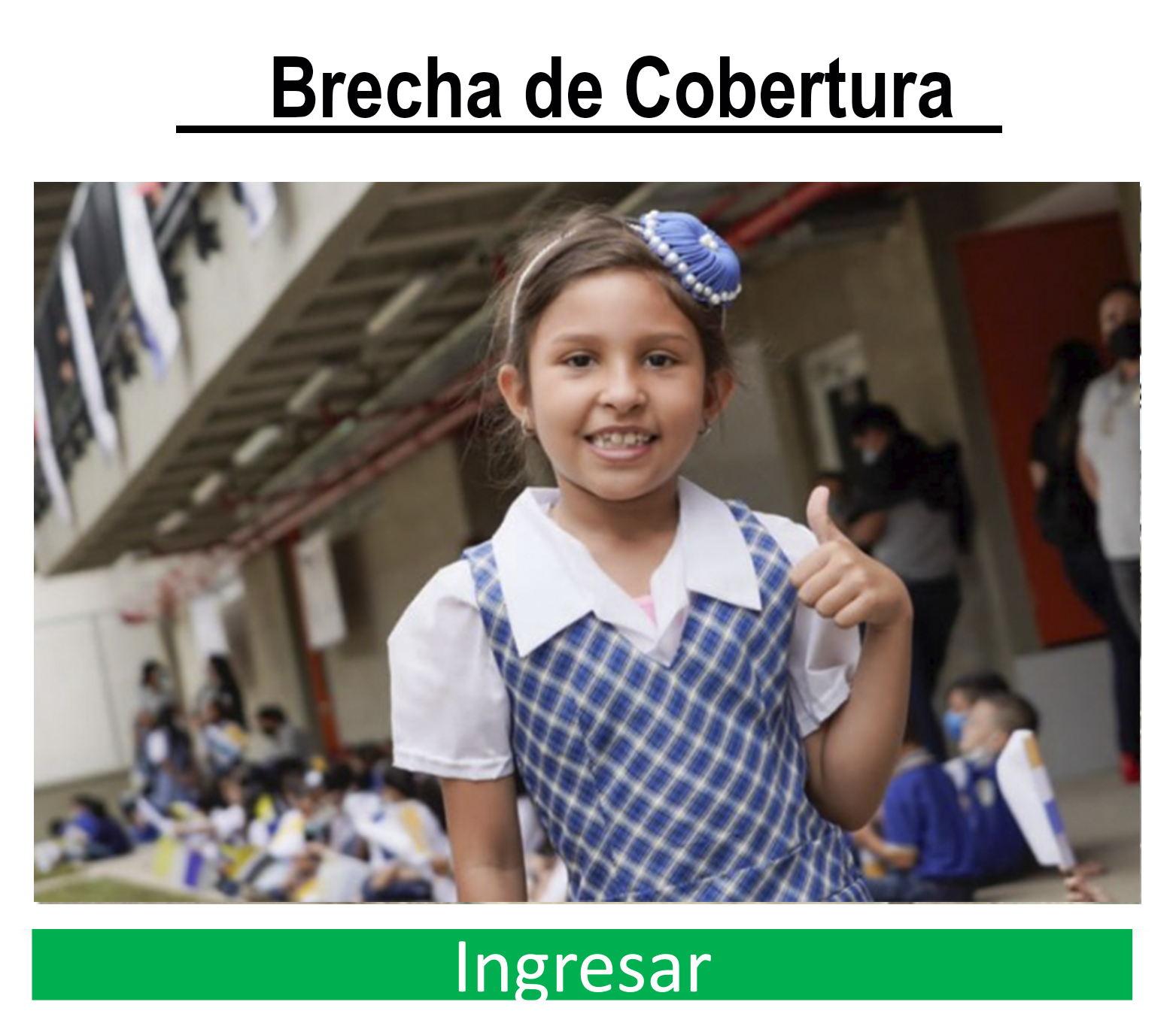 Brecha cobertura