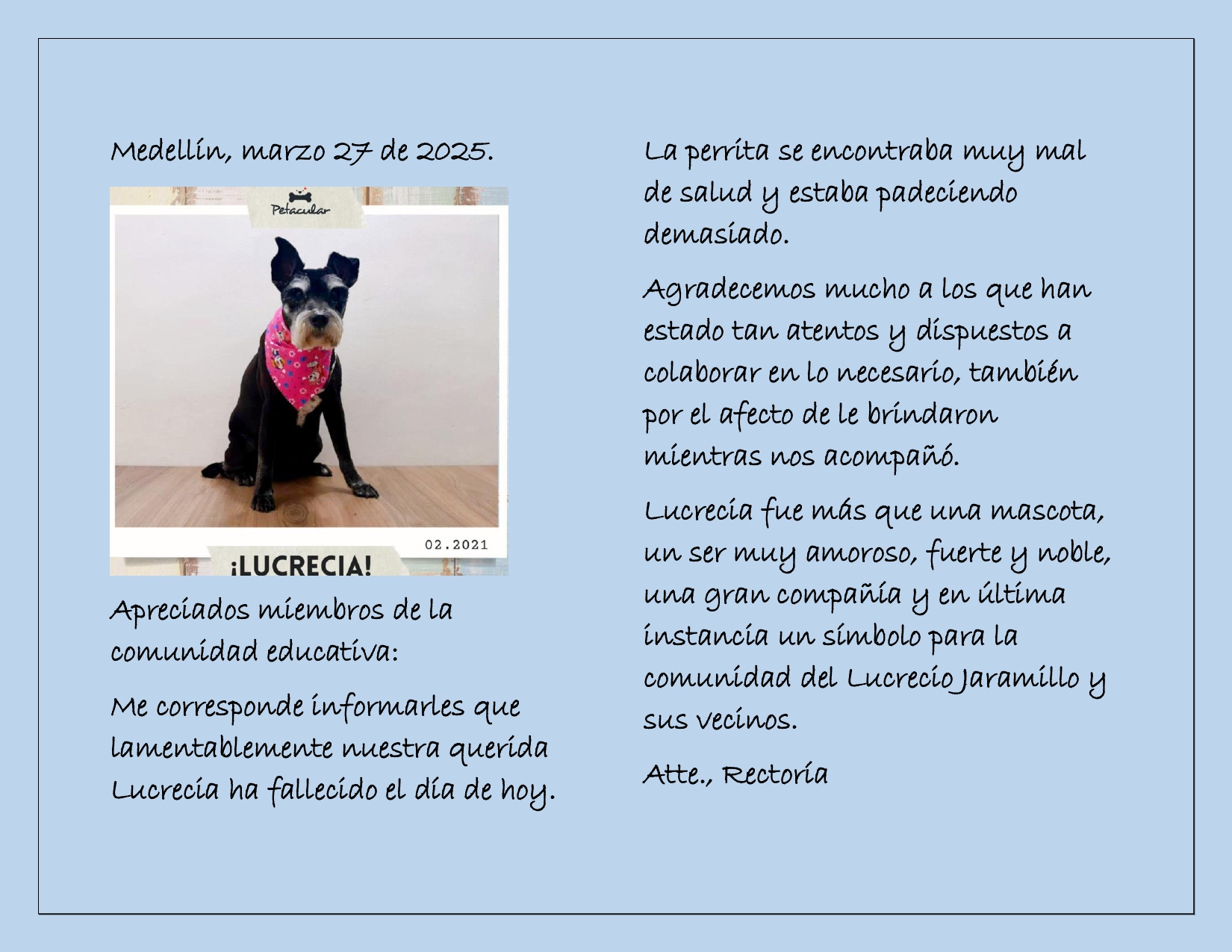 Comunicado