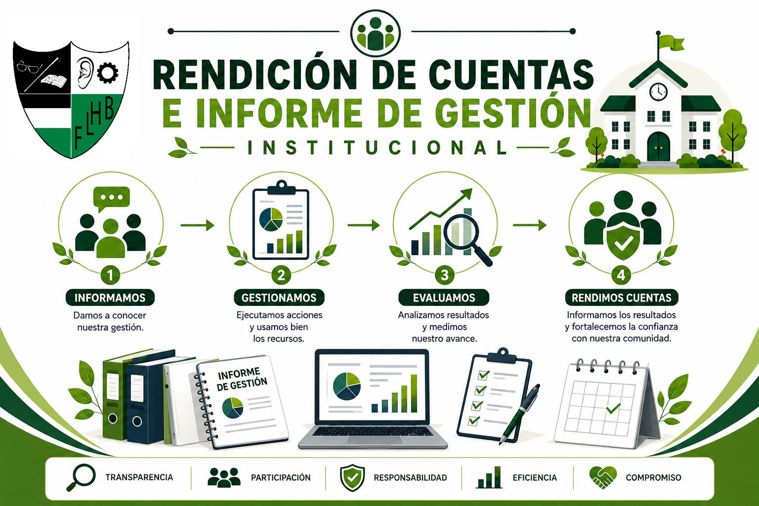 Rendición de Cuentas e Informes de Gestión Institucional IEFLHB Rendición de Cuentas e Informes de Gestión Institucional de la Institución Educativa Francisco Luis Hernández Betancur