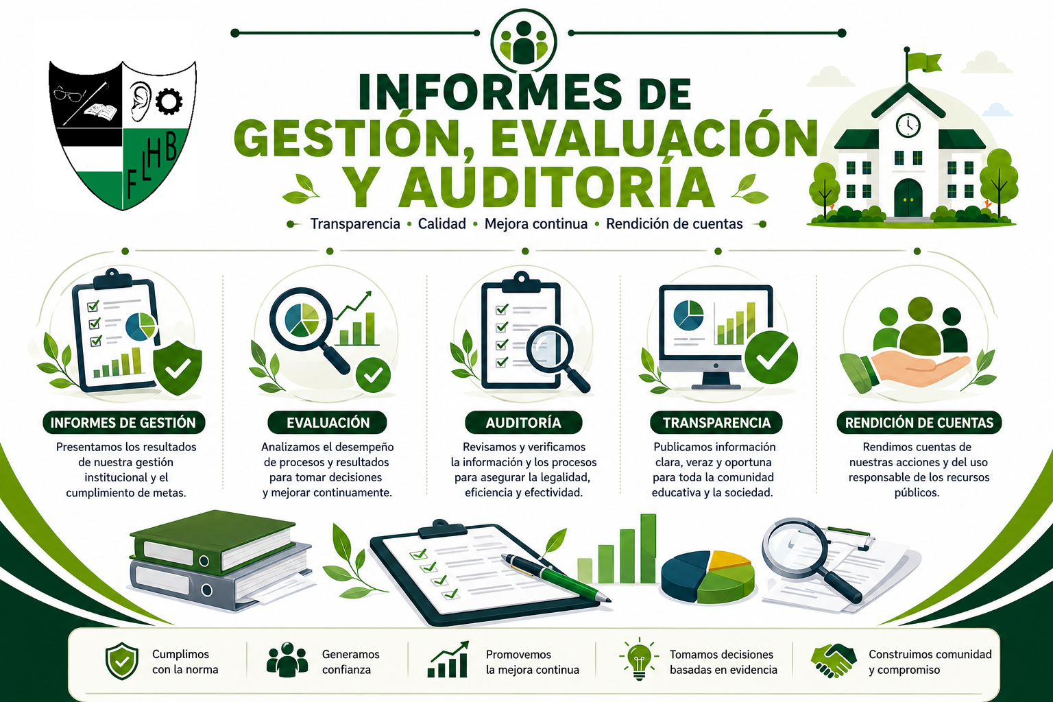 Informes de Gestión, Evaluación y Auditoría IEFLHB Informes de Gestión, Evaluación y Auditoría de la Institución Educativa Francisco Luis Hernández Betancur